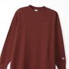 One Piece Long Sleeve One Point Logo Embroidery Crew Neck Sweat One Piece Dress Basic CWSW053Z Brown L [Champion] Women's