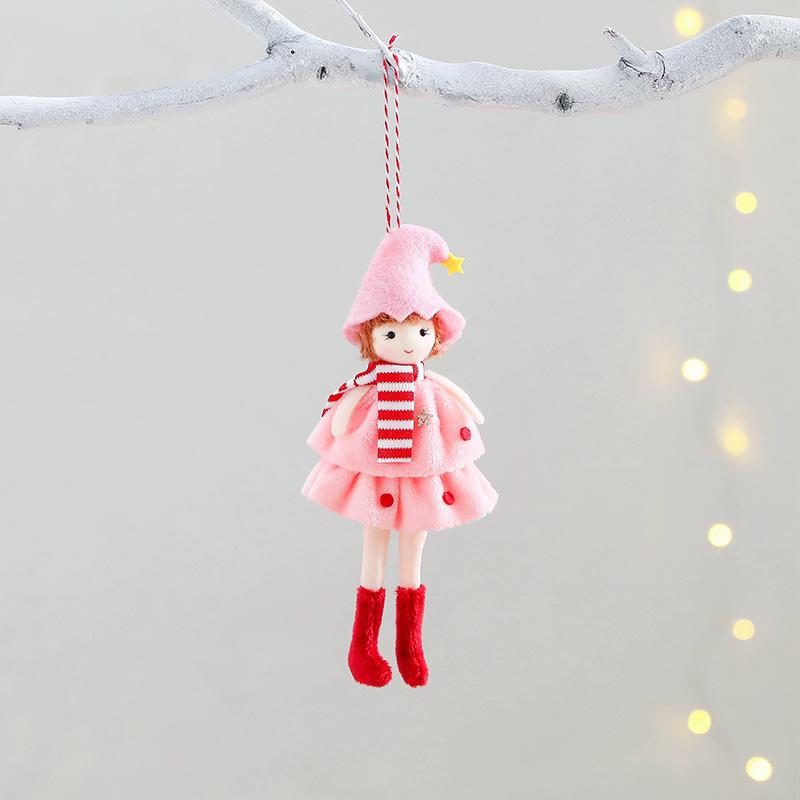 WTEMPO Christmas Pendant Cute Christmas Tree Ornaments Holiday Decor for Xmas New Year Party & Home Decoration Dollhouse Christmas Decorations