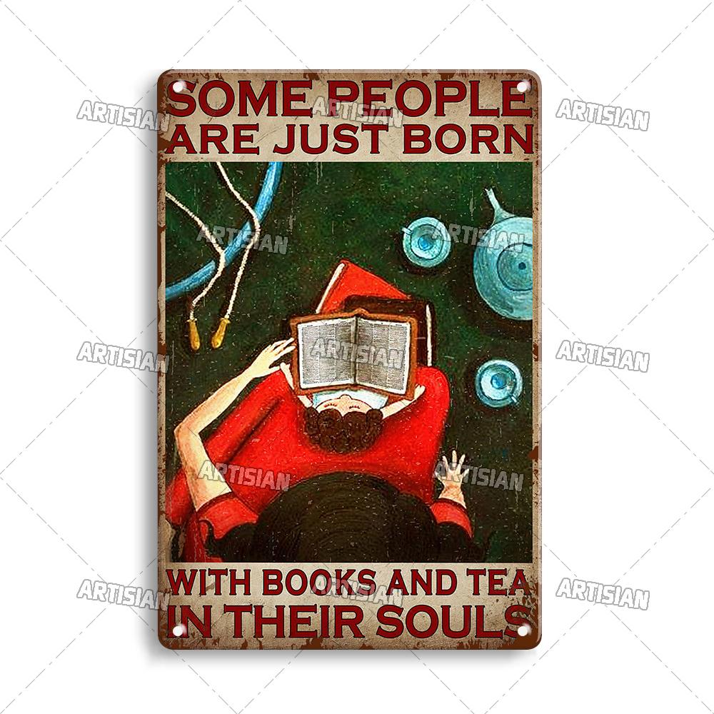 Artisian Coffee Metal Plaque Cute Animal Tin Sign Drinking Funny Decorative Plate Wall Decor Garage Bar Pub Club Hotel Cafe