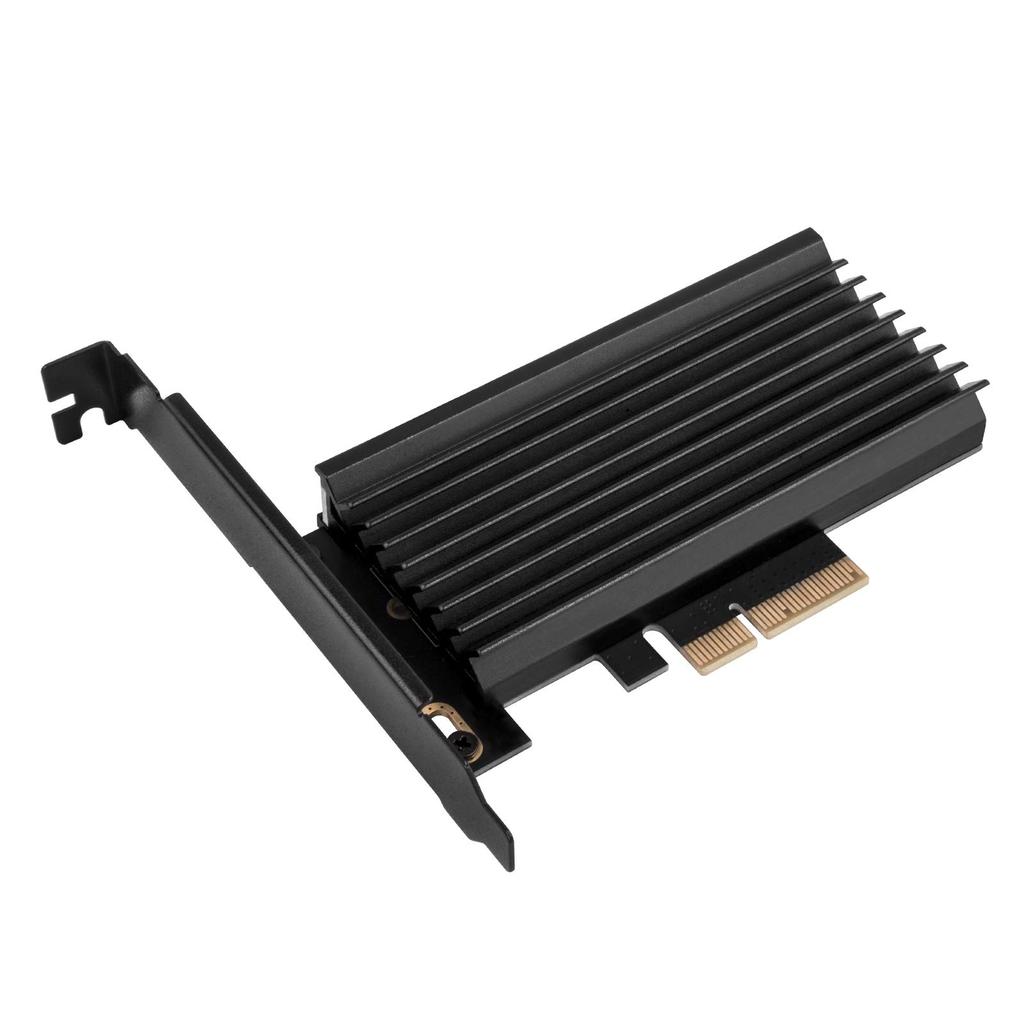 Silver Stone M.2 NVMe SSD NGFF M-Key To PCIe X4 ARGB Adapter Card (with Cooling Pad) SST-ECM24-ARGB