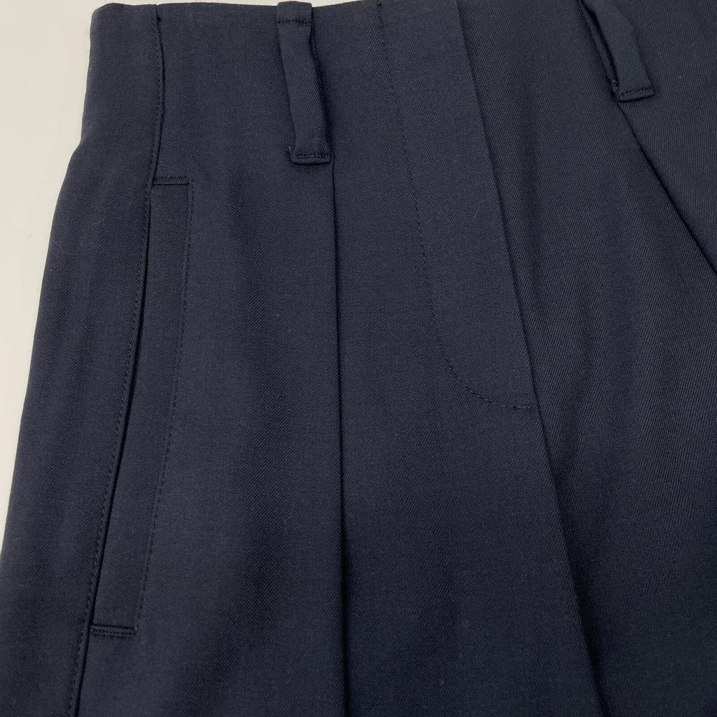 Brunello Cucinelli Navy 23 Years MP097P8239 Monile Decoration 1P Tapered Pants Bottoms 36 NavyUsed