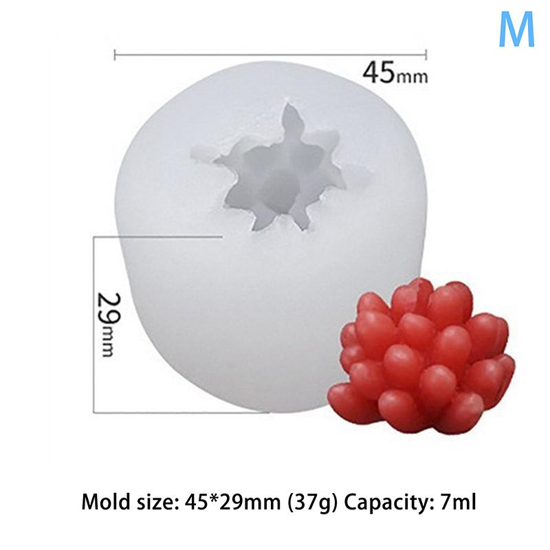 Moldes de Silicone para Velas Suculentas DIY 3D Cacto Flor Plantas Molde de Fundição Para Velas DIY Fondant Sabão Artesanato em Resina Epóxi