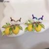 Трендовые эмалевые броши с птицами и лимонами для женщин, булавки с животными и фруктами, повседневные аксессуары для вечеринок, новогодние подарки
