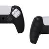 Hülle für PlayVital PS5 Controller Silikonhülle Weiche Gummi Schutzhülle für mit Thumb-Stick-Cap Series Controller, Anti-Rutsch-Case, PS5, [Pure -