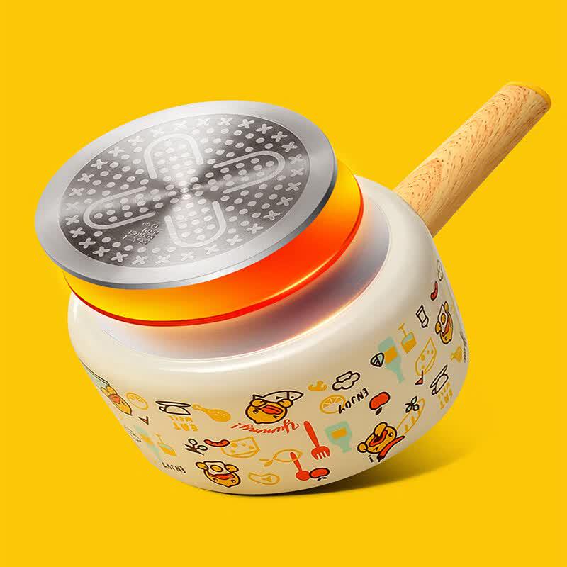 COOKER KING 16cm Little Yellow Duck Non-Stick Milk Pot