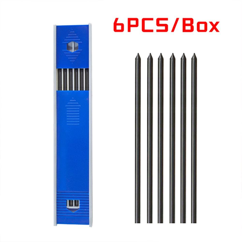 6 Boxes 0.3/0.5/0.7/0.9/1.3/2.0/3.0mm Mechanical Pencil Lead Mechanical Pencil Refill  Students