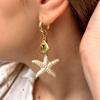 Women's Earrings Ocean Vacation Style Niche Light Luxury High-end Stud Earrings Personalized Starfish Earrings