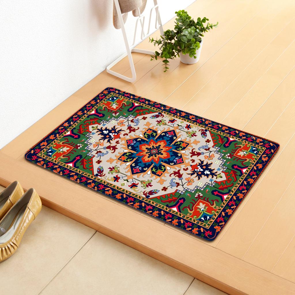 Creative Home Door Mat Water Absorbent Non-Slip Mat Living Room Kitchen Floor Mat Bedroom Carpet