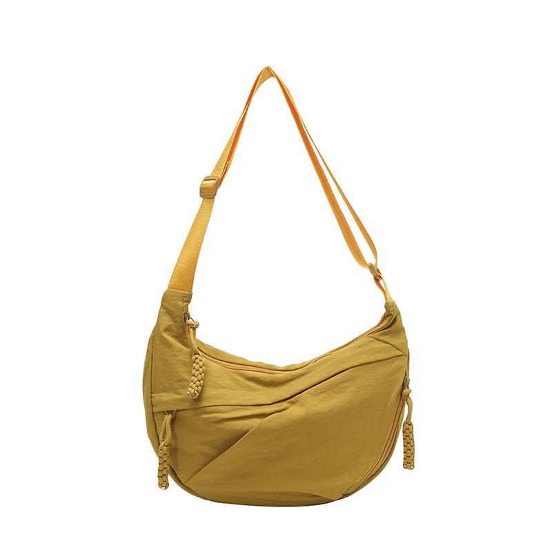 Dámská univerzální lehká crossbody taška 'knedlík' - Velkokapacitní ležérní taška přes rameno