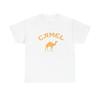 T-shirt Grafica Vintage Cammello NUOVA Maglietta Pesante in Cotone