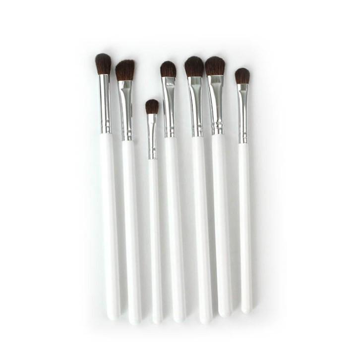 7-Piece Portable Pony Hair Eyeshadow Makeup Brush Set