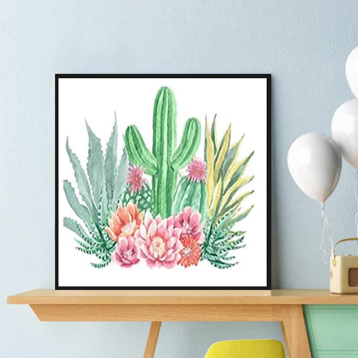 

5D Diy Алмазная картина Растение Алмазная вышивка Полный набор аниме Наборы для вышивки крестом Домашний декор Подарок ручной работы Round 30x30cm