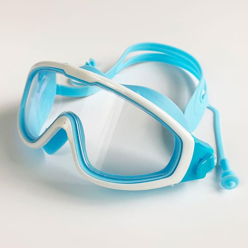 Kids Swimming Goggles Boys Girls Anti-Fog Clear Vision Large Frame Comfort Fit PVC Lens Waterproof Swim Gear