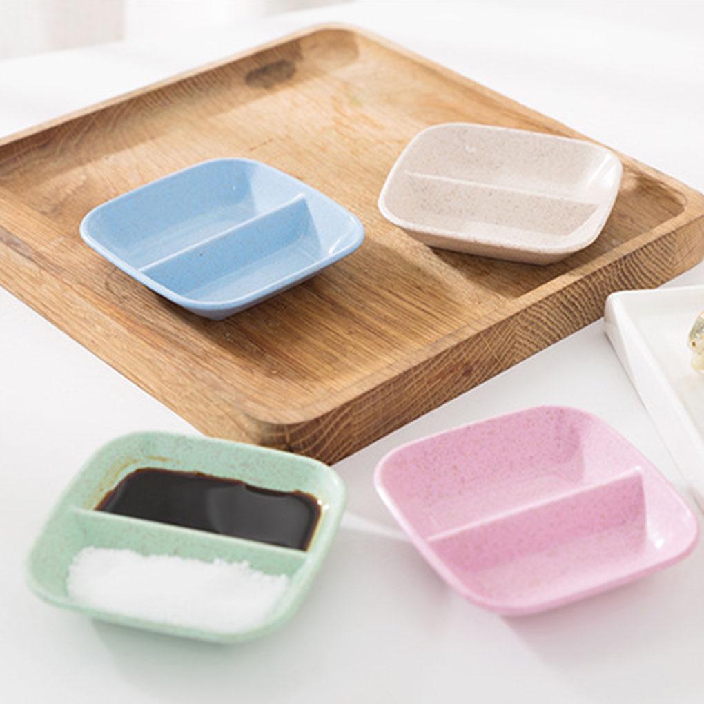 1PC Small Plate Food Snack Dish Sauce Plate Seasoning Dish