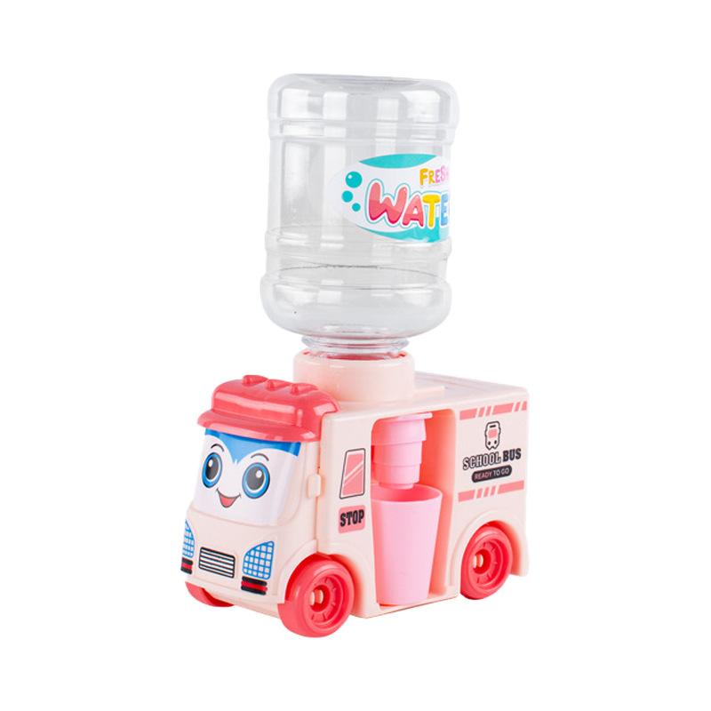 

Children Role Enjoy Kitchen Toy Collection 1PC Pretend Enjoy Water Dispenser featuring Faucet - Mini Dollhouse Pink Educational designed for Girls