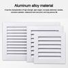 Square Air Vent Grille Aluminum Alloy Return Air Grill New Ventilation Grille  Attics
