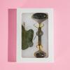 Pink Crystal Jade Roller & Gua Sha Beauty Set for Face, Eye, Body 