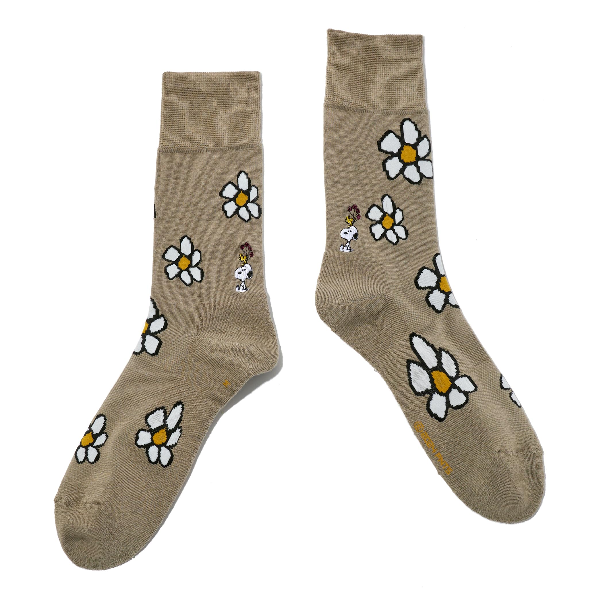 

Sixstocks Товары Snoopy Подарок Snoopy Носки Носки Сделано в Японии Цветок [CHICSTOCKS] Официальный Мужские Женские (S, Серо-коричневый)