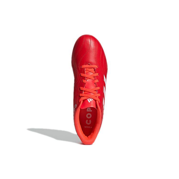 Adidas Copa Sense.4 Round Toe Lace-Up Non-Slip Low-Top TF (Rubber Studs) Durable Soccer Shoes Men Soccer Shoes Red White FY6179