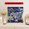 Chelsea Fc Personalized Name Round Diamond Painting Kit Diamond Embroidery Painting Rhinestones Mosaic Frameless Handwork Decoration Arts