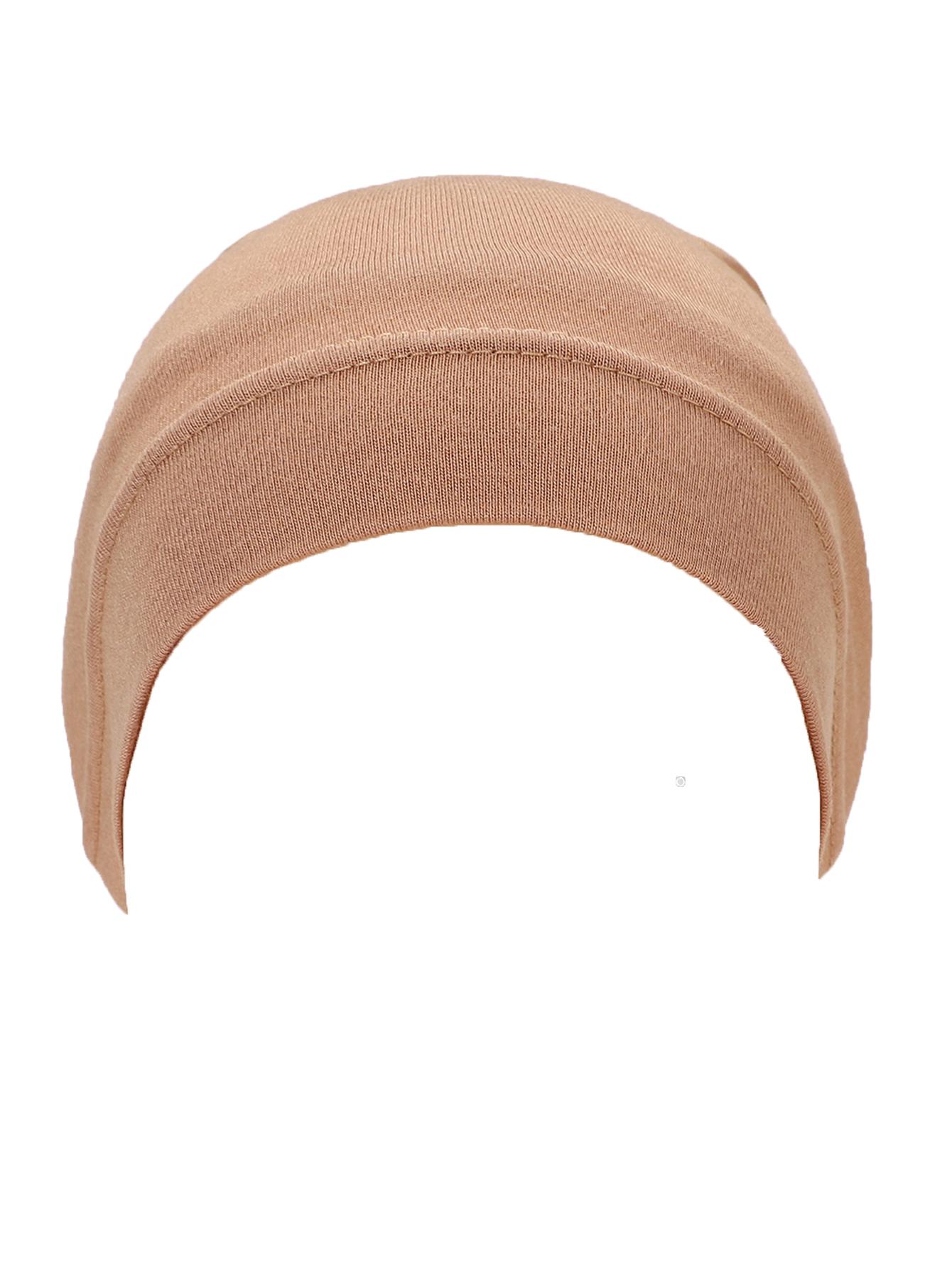 Мягкая модальная внутренняя шапочка-хиджаб мусульманская эластичная шапка-тюрбан исламский подшарф боннет шляпа женская повязка на голову шапочка-труба тюрбан