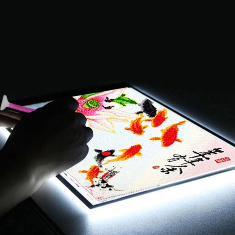 A5 USB LED Copy Board 3 Level Dimming Brightness Adjustable Ultra Thin Tracing Light Box For Drawing Animation Sketching