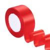 PATIKIL X 24 Yard Satin Ribbon Gift Wrapping Cutting Ceremony Grand Opening Curb Chair DIY Sewing Wedding Party Red 1.5" Roll, Ribbon, Kit, Bow, Sash,