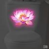 Glow-In-The-Dark Toilet Sticker Lotus Wall Sticker Self-Adhesive Removable Sticker Bathroom Decal Car Sticker Home Decor