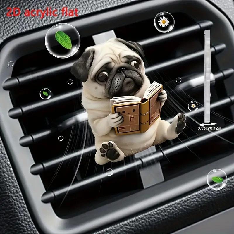 Car Outlet Vent Perfume Clips 2D Air Freshener Diffuser Conditioning Aromatherapy Perfume Clip Car Interior Decoration