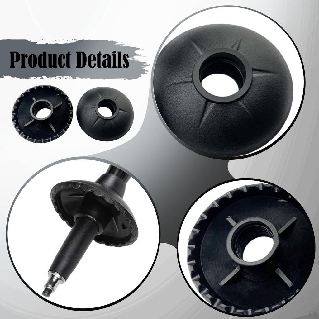 4 Pieces Hiking Poles Basket Replacement Part,Snow and Mud Baskets,Walking Sticks Tip