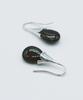 Marta 925 Silver. Pebble Earring_Blackbean