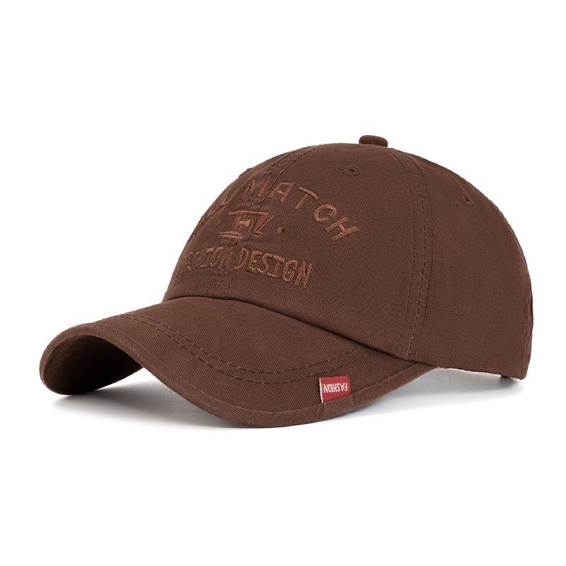 Cotton Baseball Cap Men's Spring Summer Sunshade Youth Outdoor Sun Cap