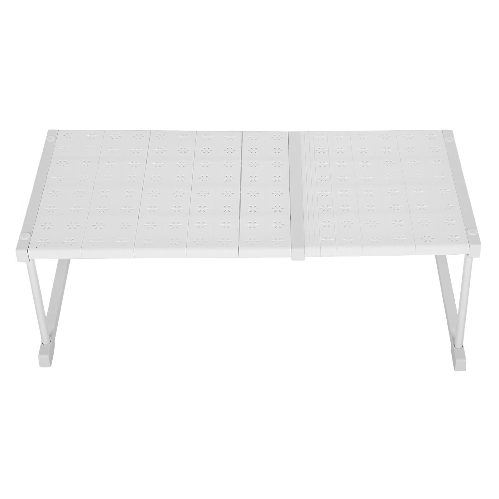 

Расширяемый органайзер для полок шкафа, регулируемая полка для ванной комнаты, экономящая место, натяжная полка 42 см ширина 32 см высота длина 67 Length 67-88cm / 26.4-34.6in