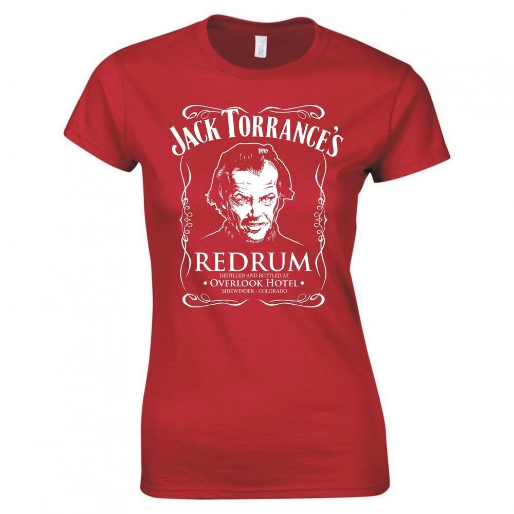 Inspired By The Shining Jack Torrances Redrum Ladies Skinny Fit Tshirt S