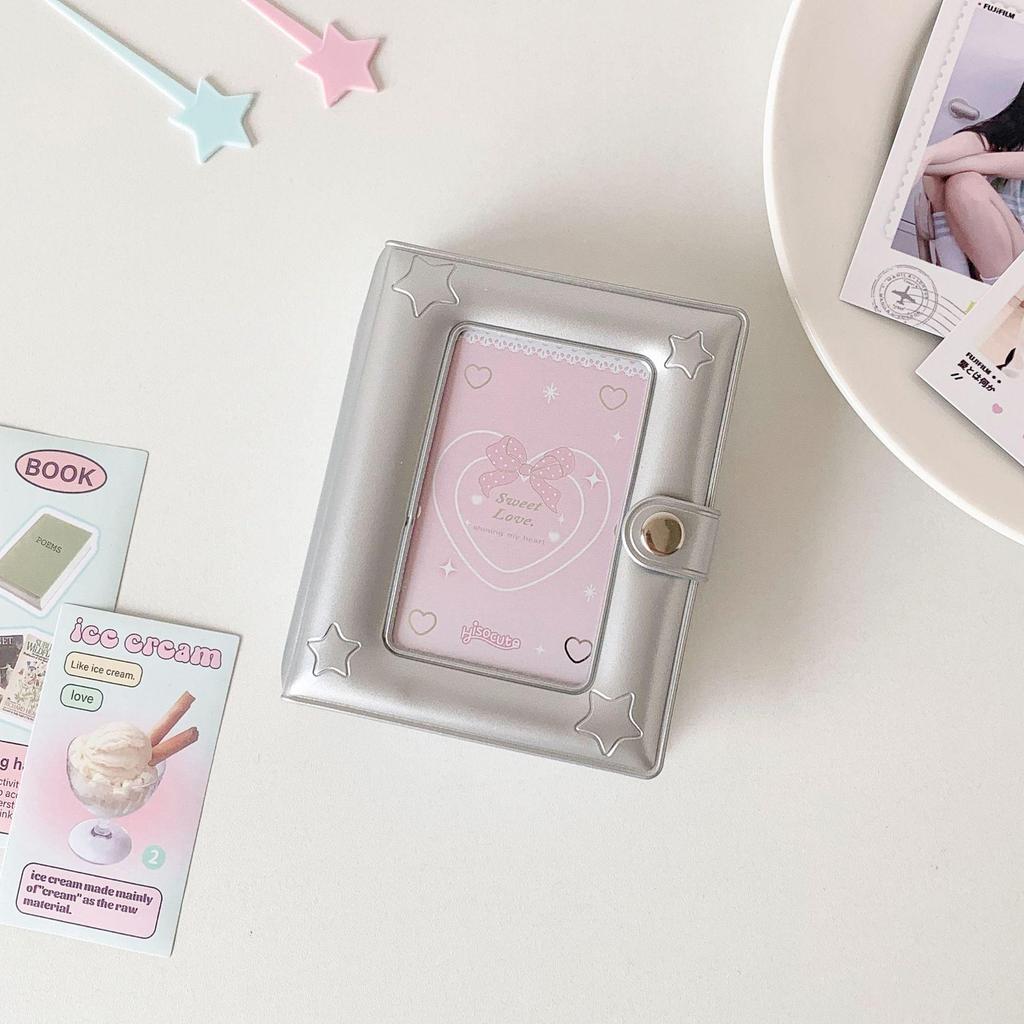 Compact High-Value One-Grid Photo Album for Instant Camera Pictures and Star-Chasing Cards