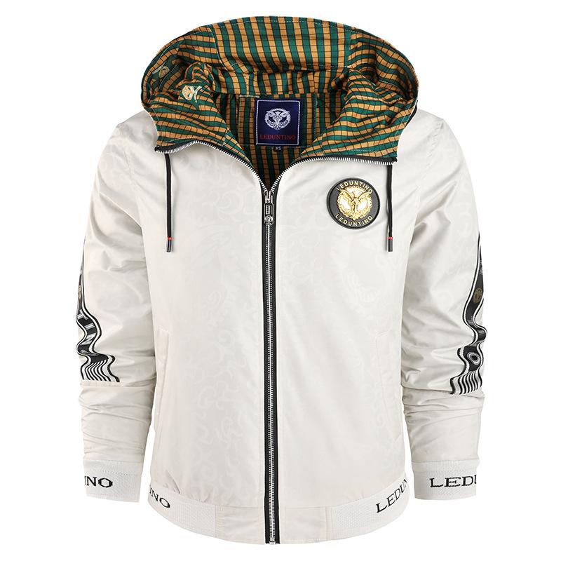 Casual Jacket Parka Coat Hooded Jacket Men's New Waterproof Hooded Outdoor Men's Wear