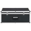Storage Case Set 2 pcs Black Aluminum