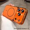 iPhone 17 Pro Max Electroplated Frosted Magnetic Lens Protective Case