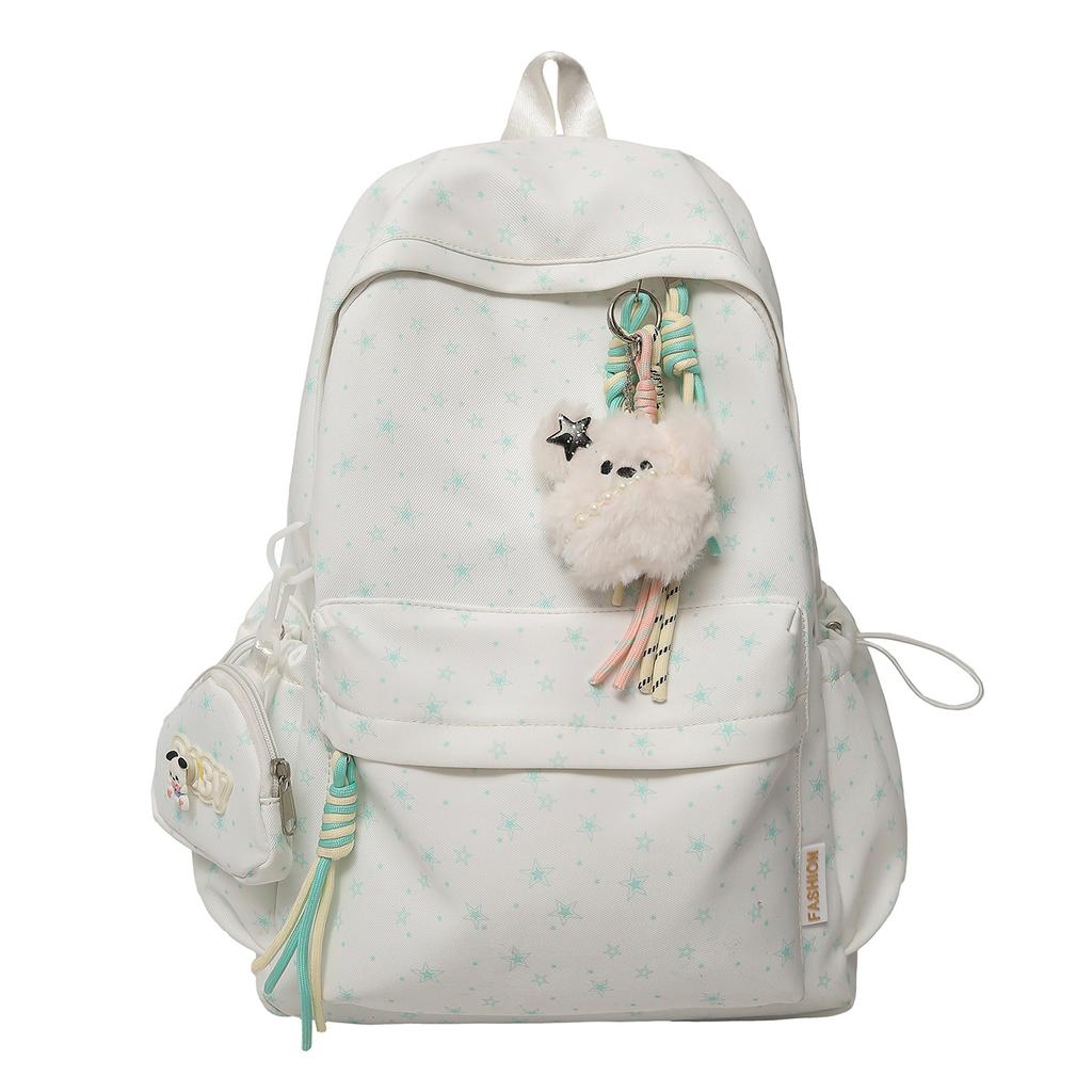 Schoolbag1011 New Simple Casual Backpack Korean Small Fresh Light Versatile Backpack Junior High School School Bag
