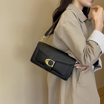 Yeni Moda Yüksek Kaliteli Koltuk Altı Çantası Çok Yönlü Tek Omuz Askılı Küçük Kare Çanta