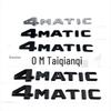 Compatible 4MATIC Emblem for Mercedes-Benz: Modify & Enhance Old/New Models with Wheel, Side, Rear, and Displacement Badges