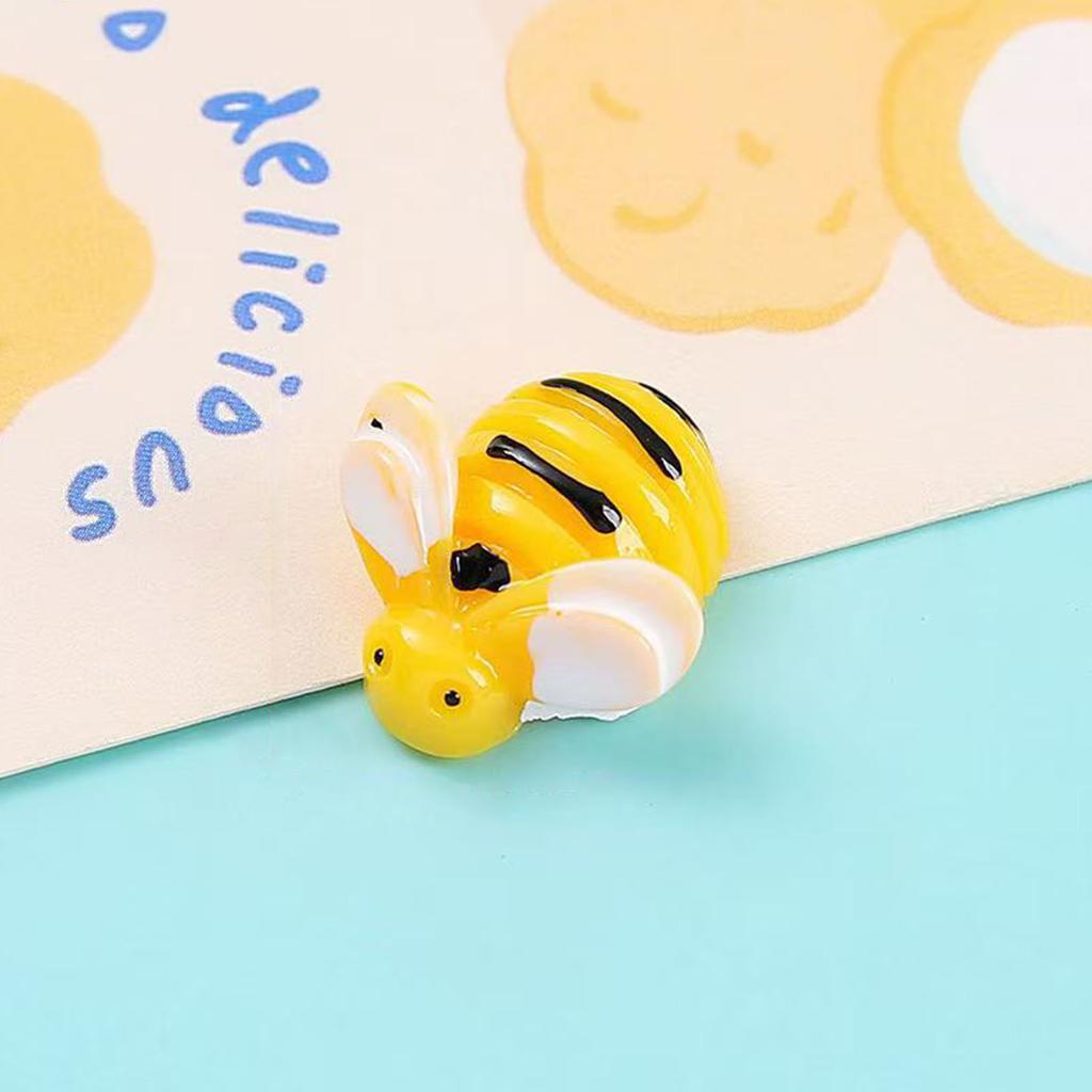 20 Piece Cartoon Miniature Bees Resins Fridge Magnets Funny Refrigerator Magnetic Sticker Kitchen Office Accessories