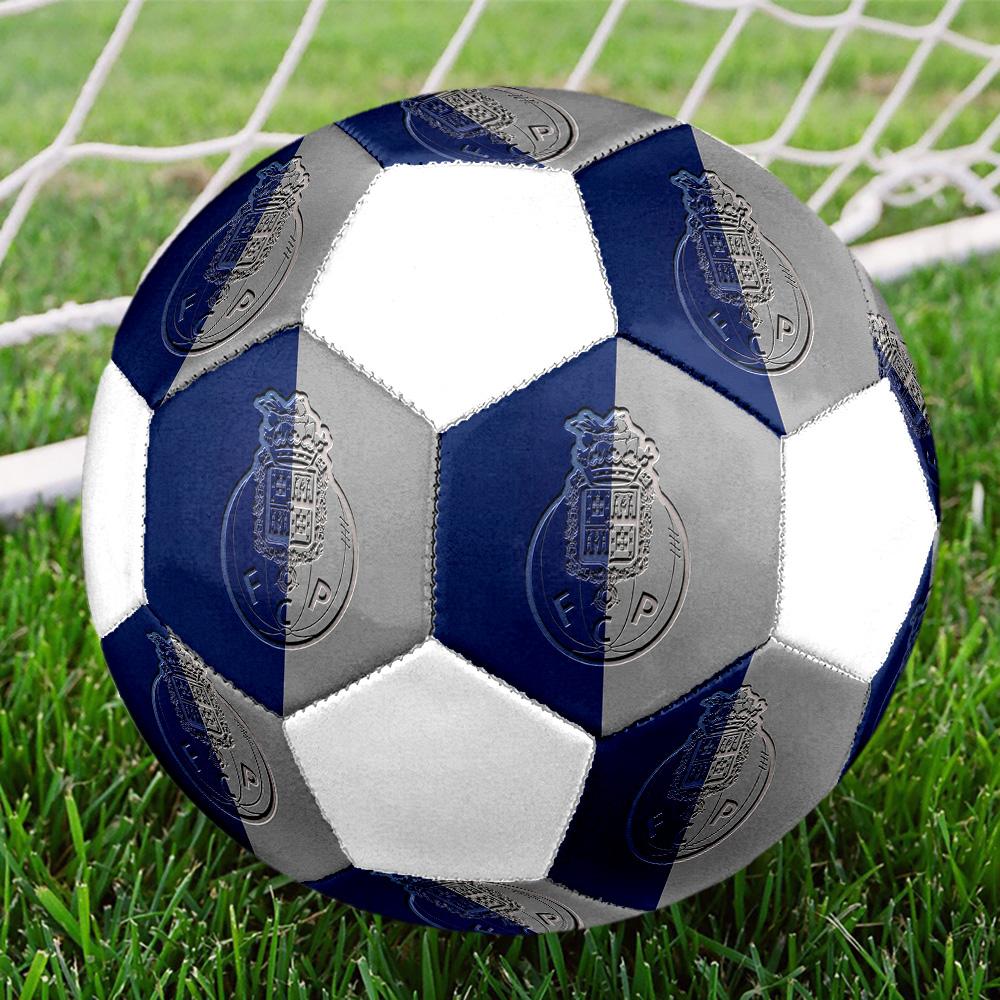 1PC FC Porto Portugal Size 5 Soccer Ball PrahaIndoor Soccer Ball Colorful All Ages Machine Stitched PVC Competition Ready Durable High-Bounce