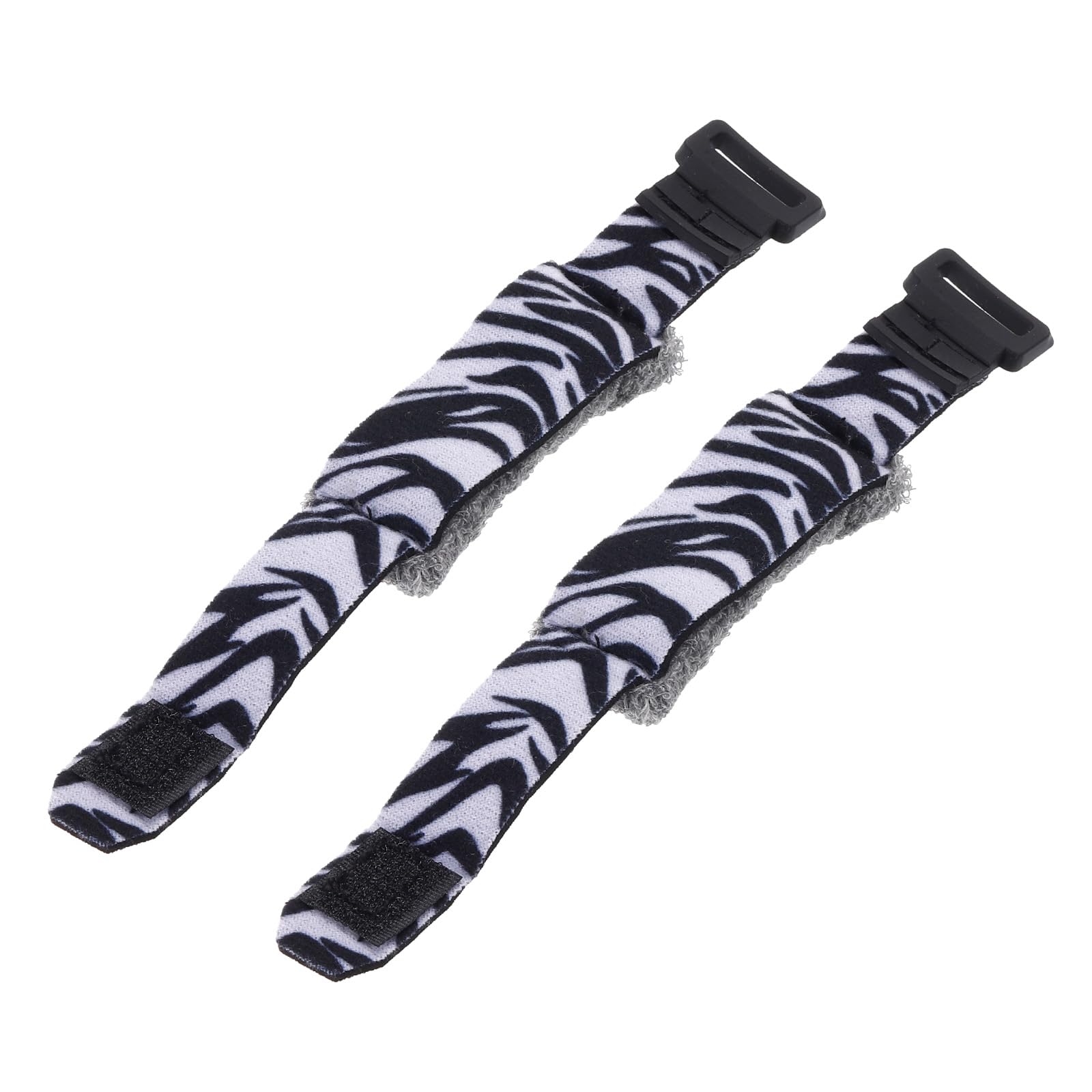 

uxcell Guitar Mute Wrap Band, 180mm x 25mm Noise Reducer for Guitar, Bass, and Ukulele, Black with White Stripes, 2 Pieces