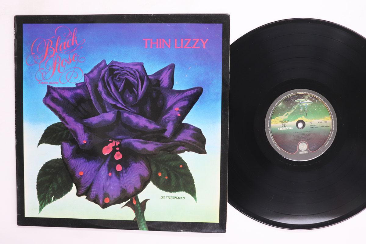 Виниловая пластинка THIN LIZZY Black Rose A Rock Legend 6360169 Vertigo 1979 Португалия Рок Б/у