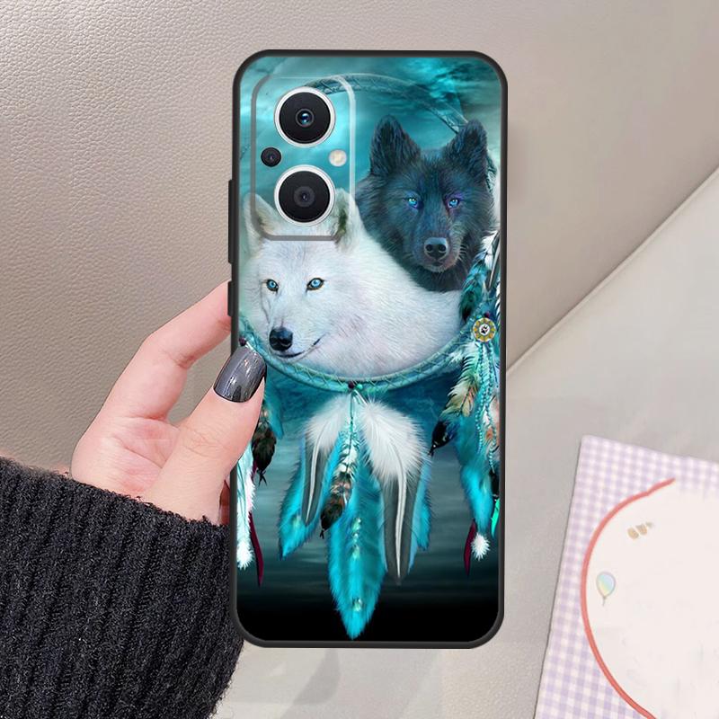 Dream Catcher Feather Wolf Funda For OPPO Reno 14 10 11 12 13 Pro 12F 11F 13F 14F 7 8 Lite OPPO Find X9 X8 X6 Pro Case