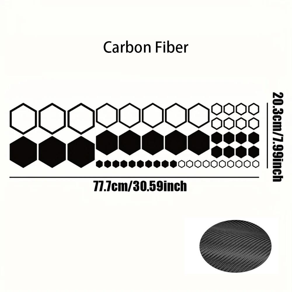 Car Door Stickers Vinyl Hexagon Honeycomb Decals Auto Body Tuning Stickers for Universal Auto Honeycomb Tuning Decal Accessories