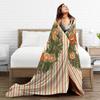 Super Soft Blankets Child Decorative New Year Plaid & Pattern Throw Blanket Flannel Bedspread Couch Bed Aesthetic Sofa Bed Cover