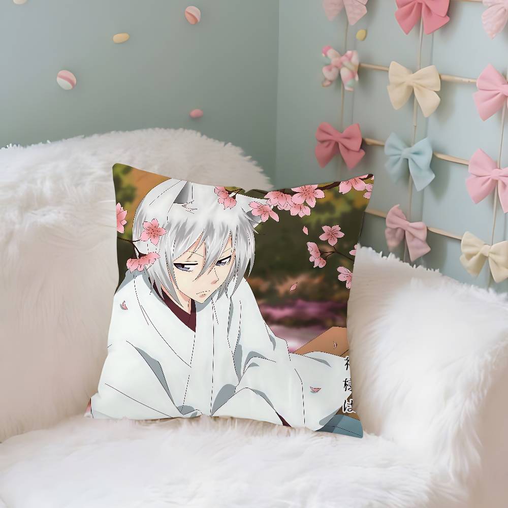 Cute T-Tomoe-S Kawaii Throw Pillow Covers Pattern Cushion Cover Suitable For Sofa Bedroom Car Pillow Cover