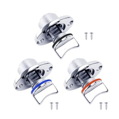 Boat Canoe Thread Bung Fit 25mm Hole Universal Stainless Steel Boat Transoms Garboard Drain Plug with O Seal Ring
